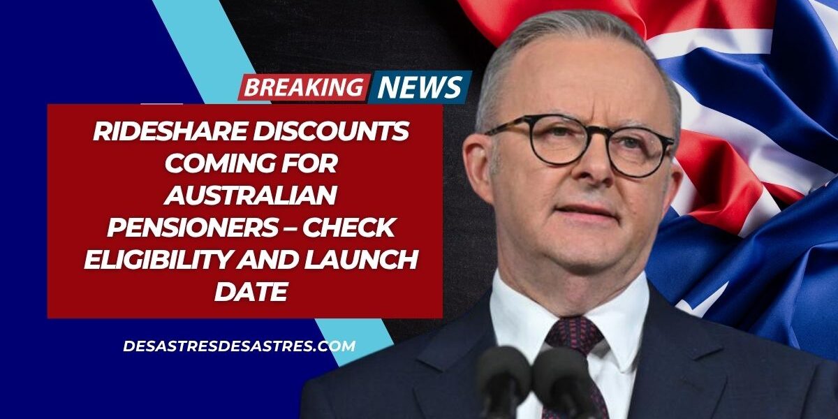 Rideshare Discounts Coming for Australian Pensioners – Check Eligibility and Launch Date